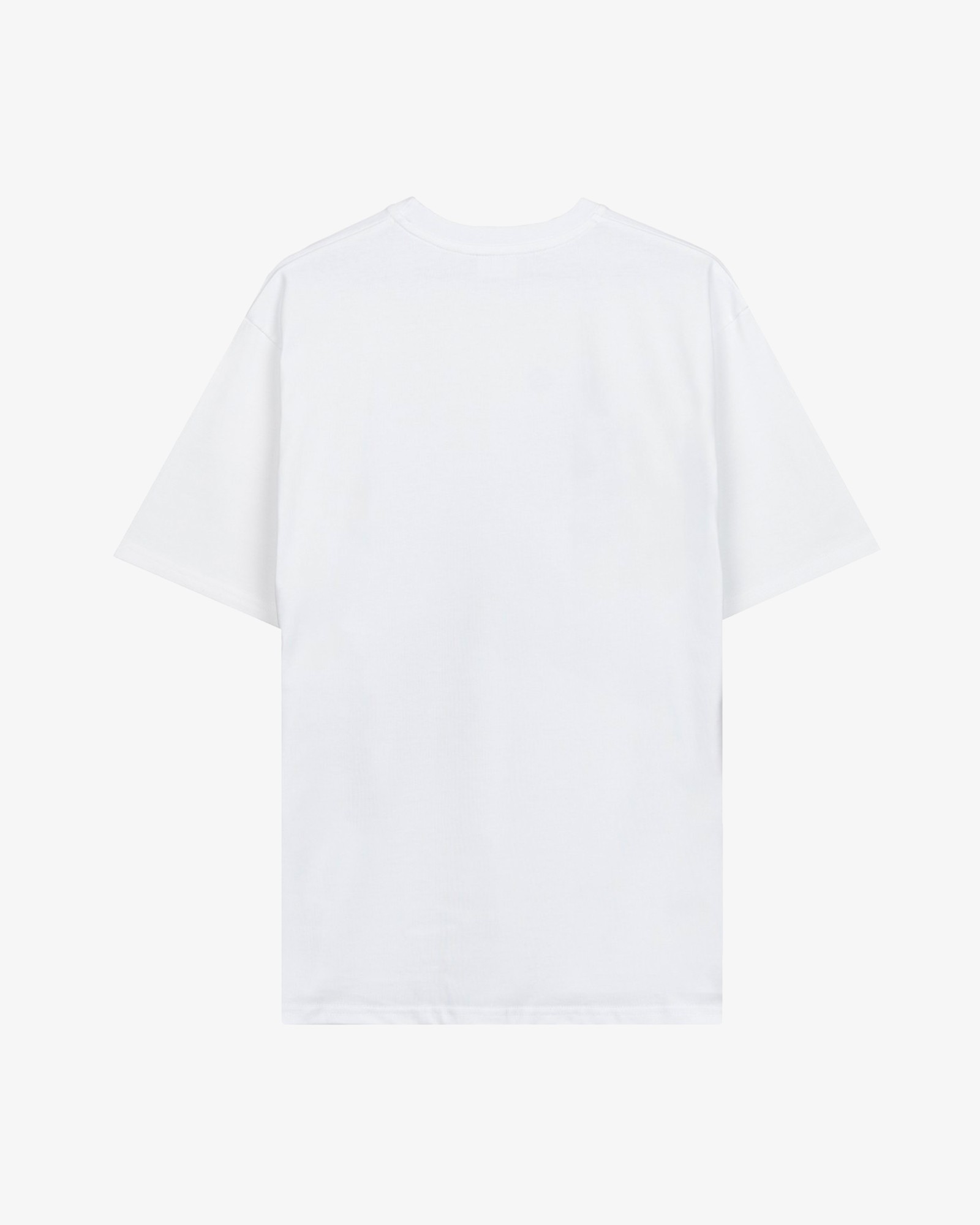 BASIC WHITE BLUE LOGO T-SHIRT