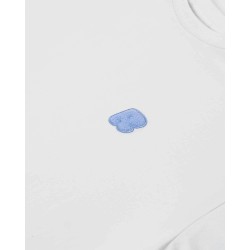 BASIC WHITE BLUE R T-SHIRT 