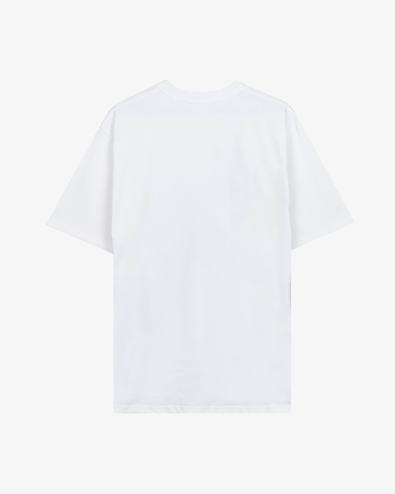 BASIC WHITE BLUE R T-SHIRT