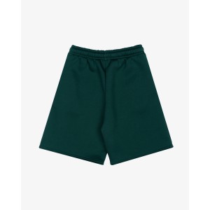 BASIC BOTTLE GREEN SHORTS