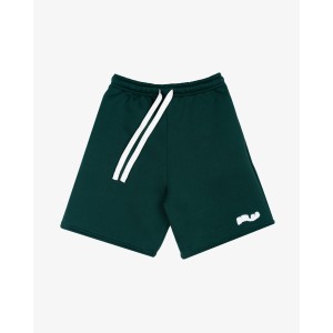 BASIC BOTTLE GREEN SHORTS