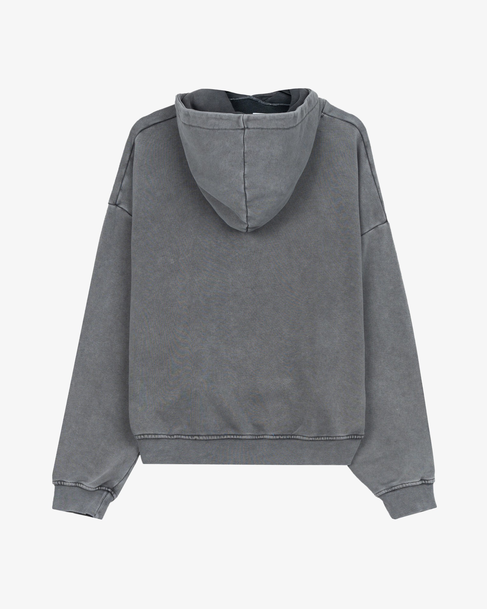 LOGO WASHED WHITE HOODIE