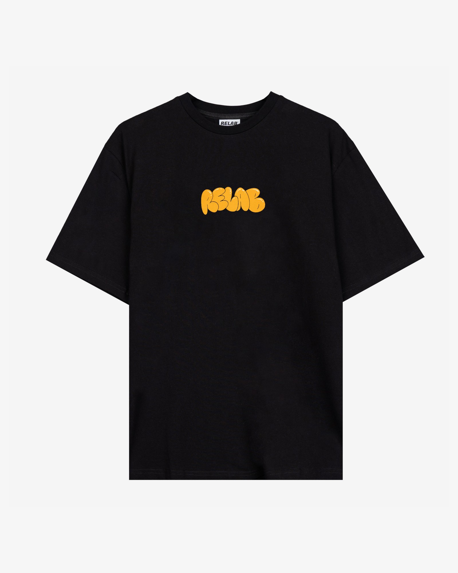 BUBBLE BLACK ORANGE T-SHIRT