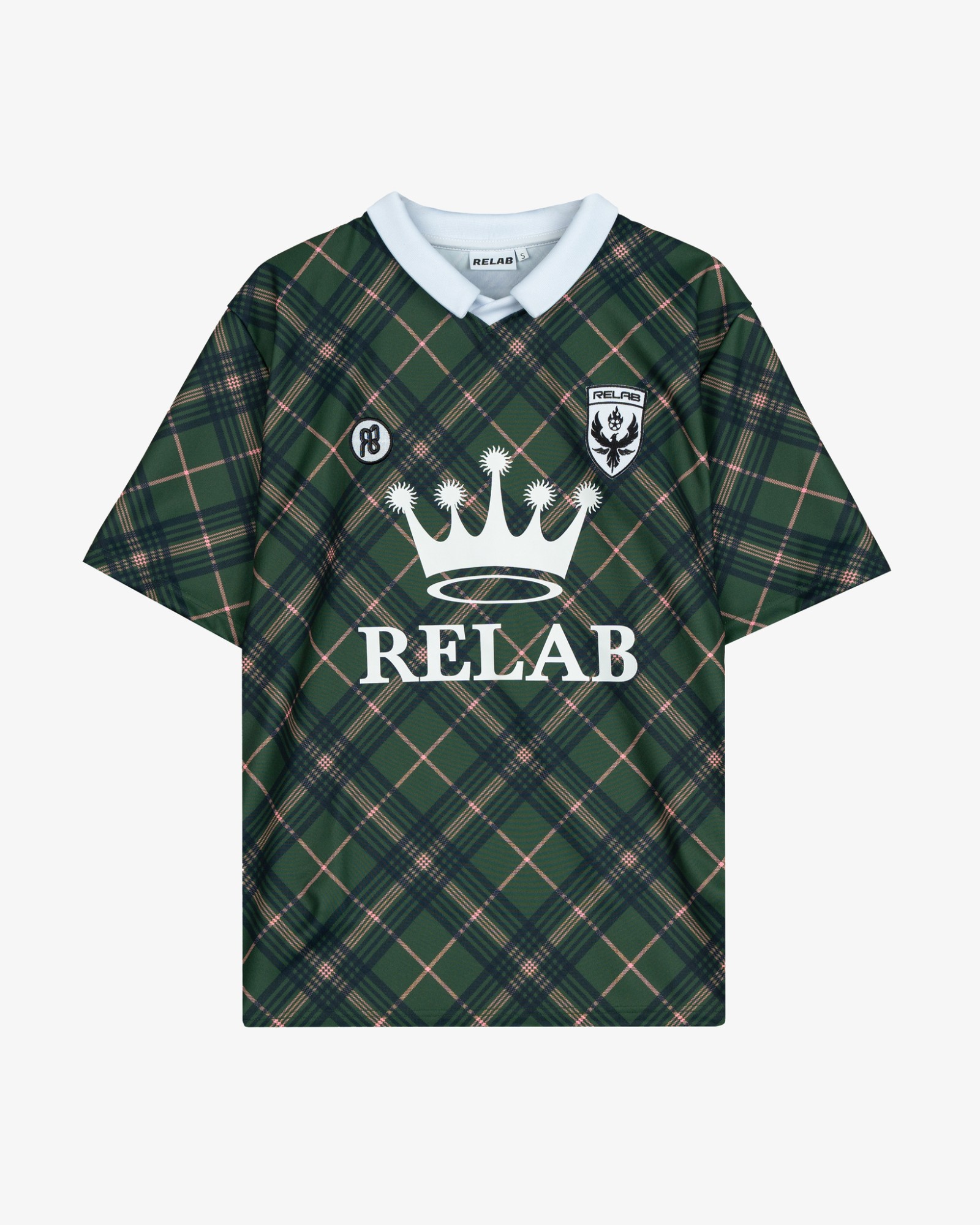 CHECKED FOOTBALL T-SHIRT