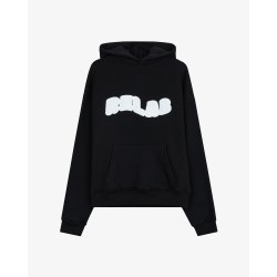 COZY BLACK WHITE HOODIE 