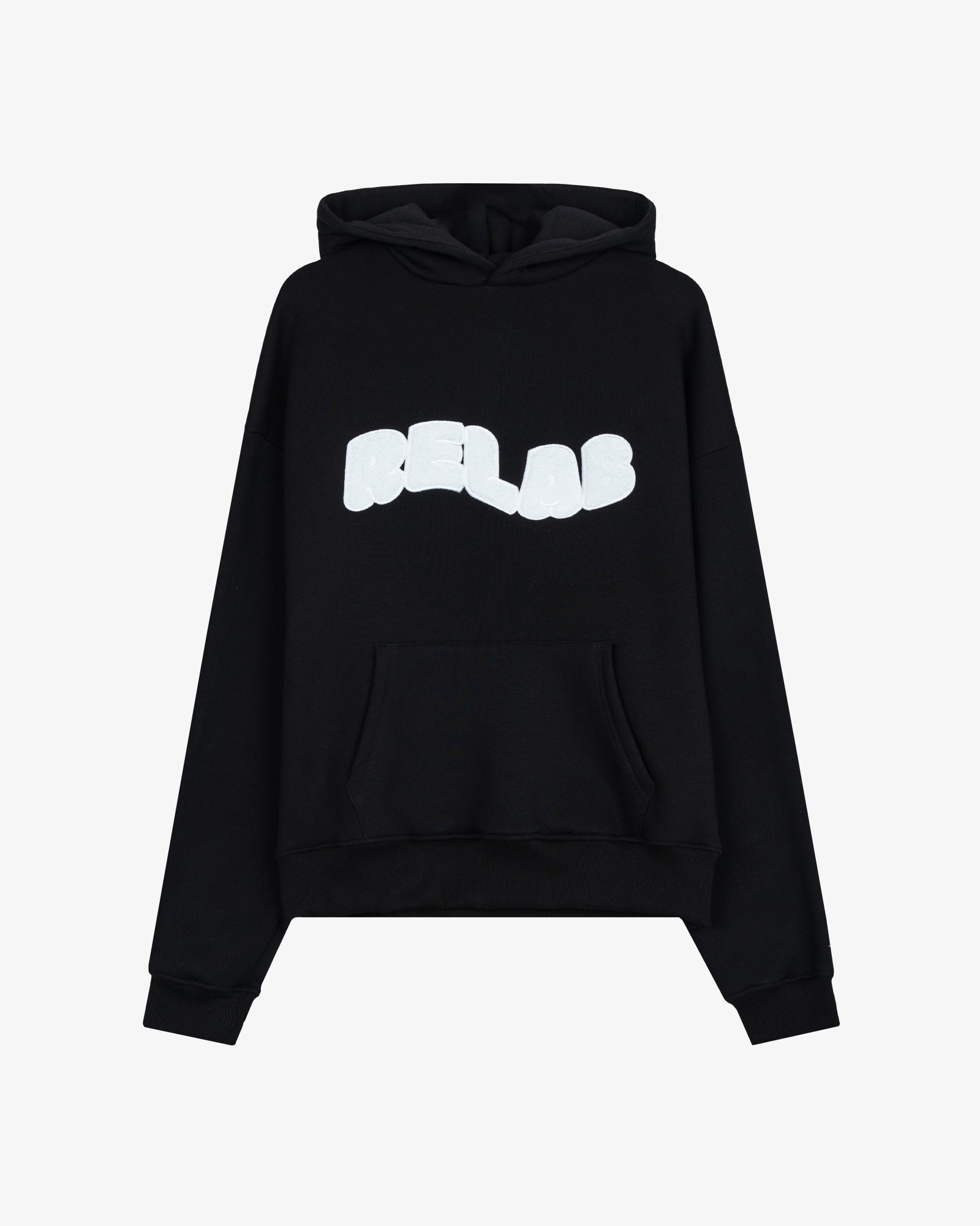 COZY BLACK WHITE HOODIE