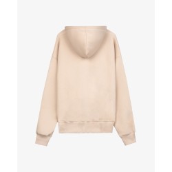 COZY UNIVERSITY BEIGE GREEN HOODIE 