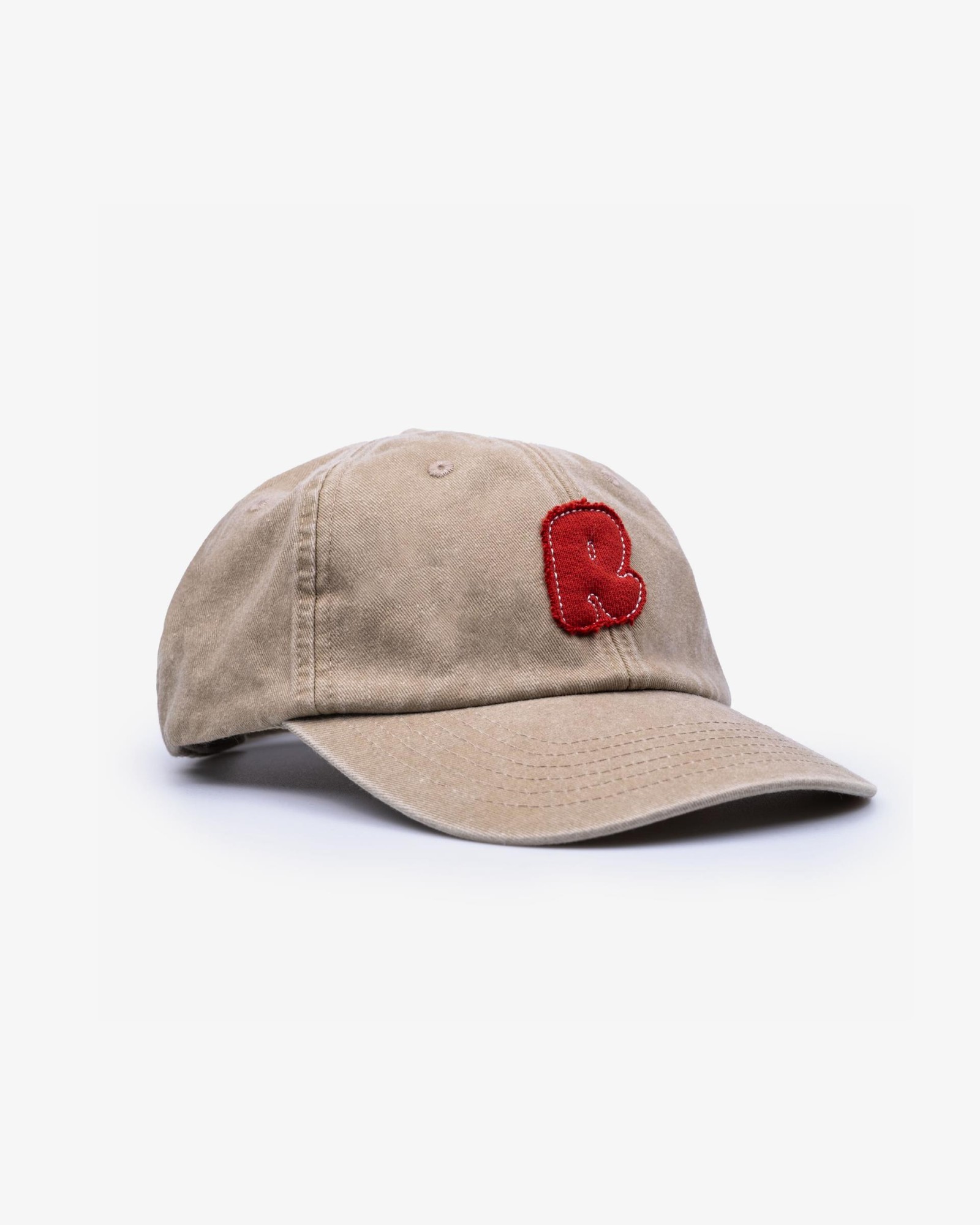 COZY UNIVERSITY BEIGE RED CAP