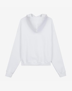 COZY WHITE BLUE HOODIE