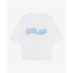 COZY WHITE BLUE T-SHIRT 