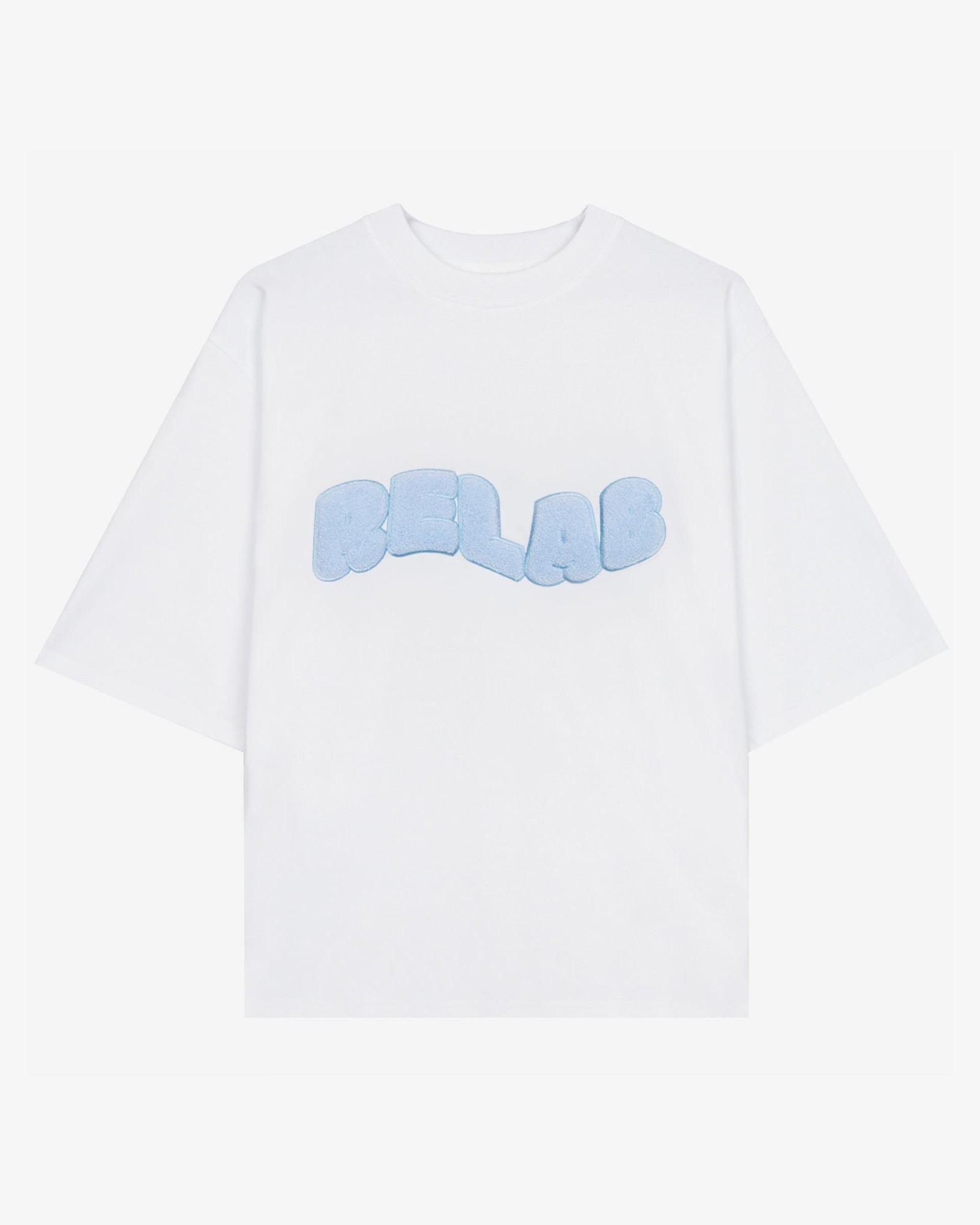 COZY WHITE BLUE T-SHIRT