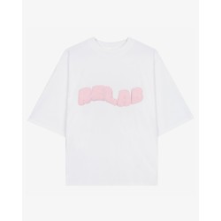 COZY WHITE PINK T-SHIRT 