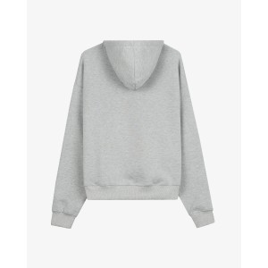 COZY GREY WHITE HOODIE