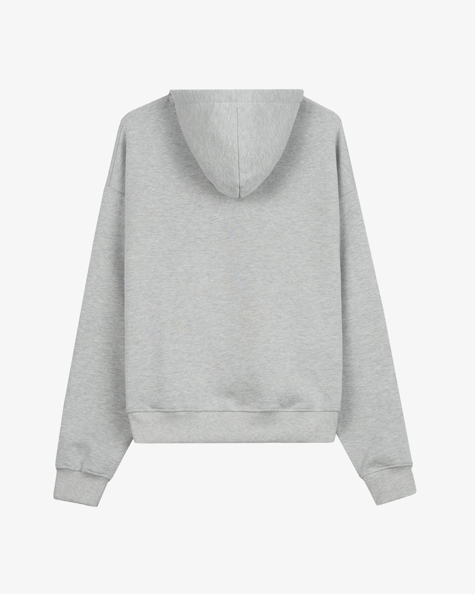 COZY GREY WHITE HOODIE