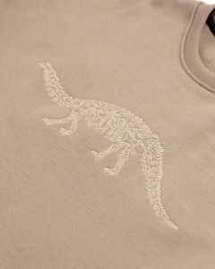 DINO BEIGE CREWNECK