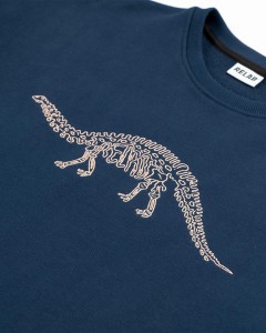 DINO NAVY CREWNECK