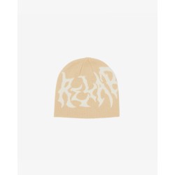 DM LOGO BEIGE BEANIE 