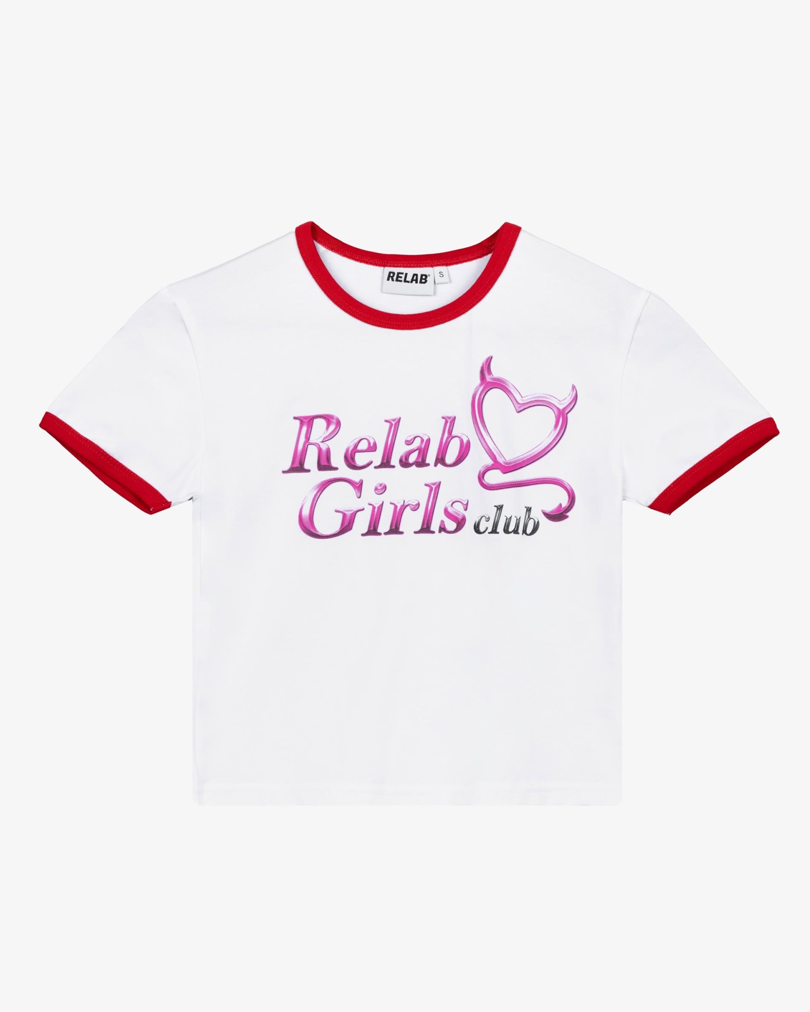RELAB GIRLS CLUB BABY TEE RELAB GIRLS CLUB BABY TEE