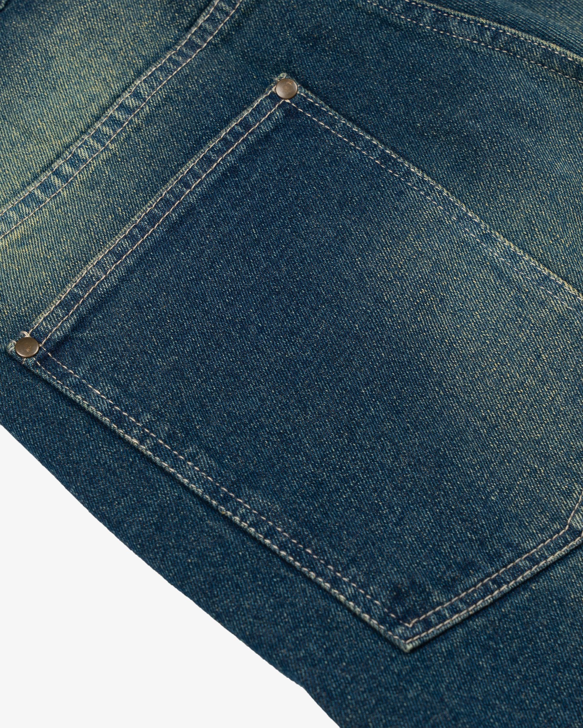 【Rest&Recreation】24SS★RR DENIM SHORTS (S,M,L-男女共用) RR DENIM SHORTS - BLUE - rest and recreation