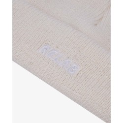 LOGO CREAM BEANIE 