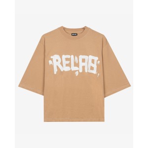 PAINTBRUSH BEIGE T-SHIRT