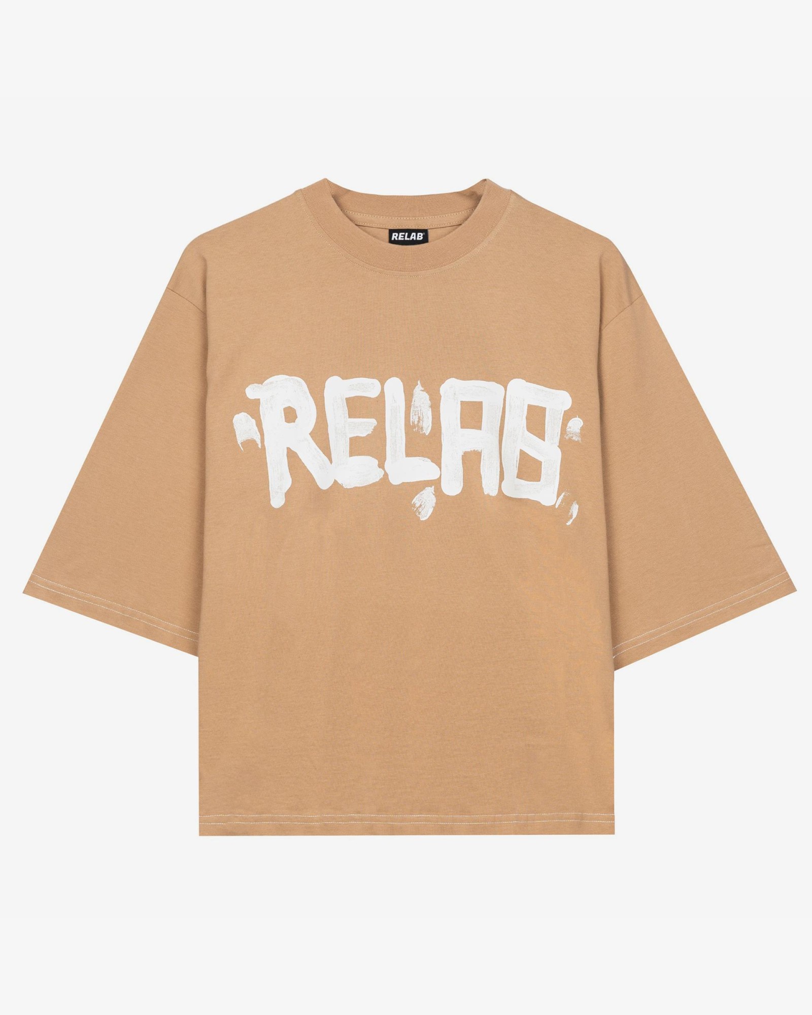 PAINTBRUSH BEIGE T-SHIRT