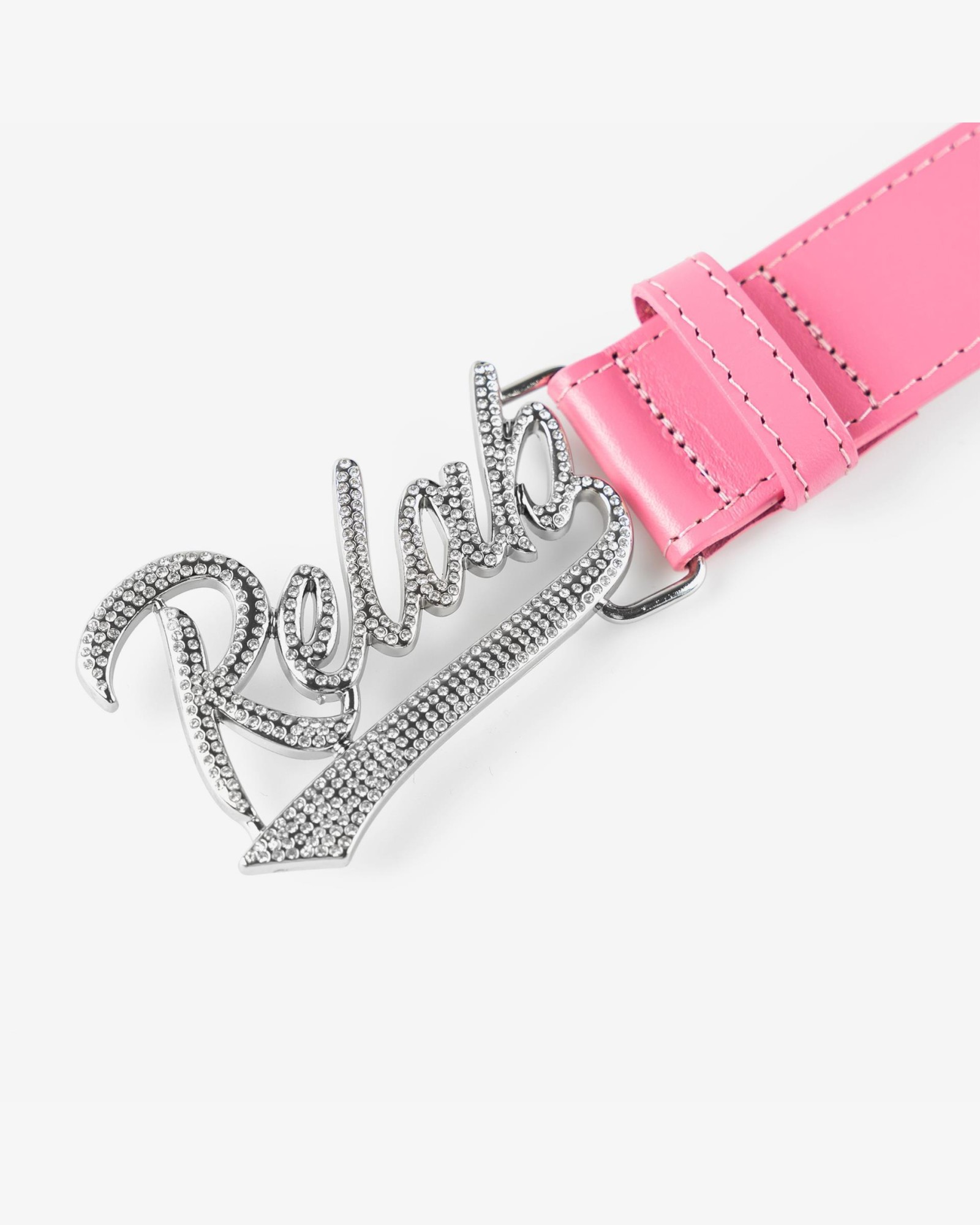 PINK BLING LOGO BELT