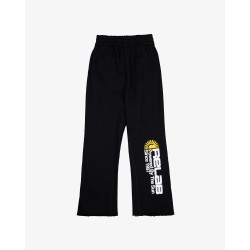 FLARED BLACK SWEATPANTS 