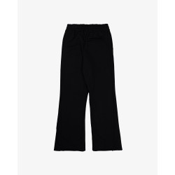 FLARED BLACK SWEATPANTS 