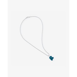 R PENDANT BLUE NECKLACE 