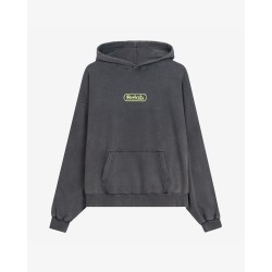 RETRO LOGO WASHED HOODIE 