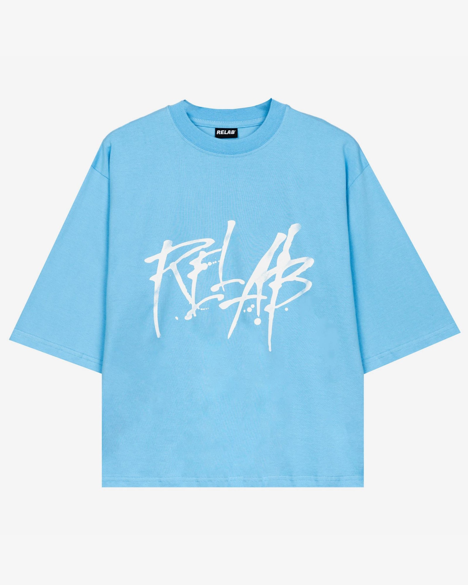 SPLATTER BLUE T-SHIRT