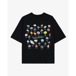 STONES BLACK T-SHIRT 