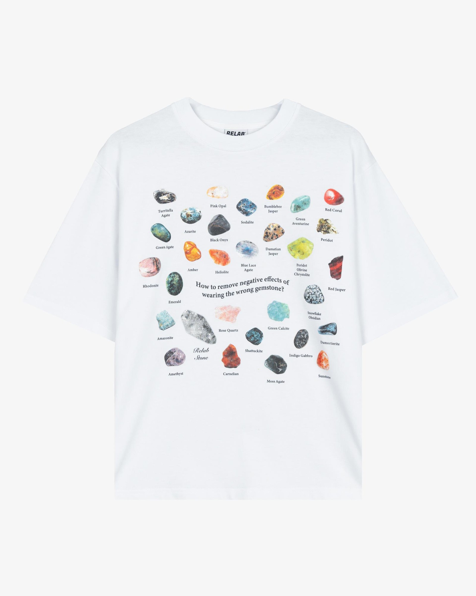 STONES WHITE T-SHIRT STONES WHITE T-SHIRT