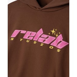 RELAB STUDIOS HOODIE BROWN 