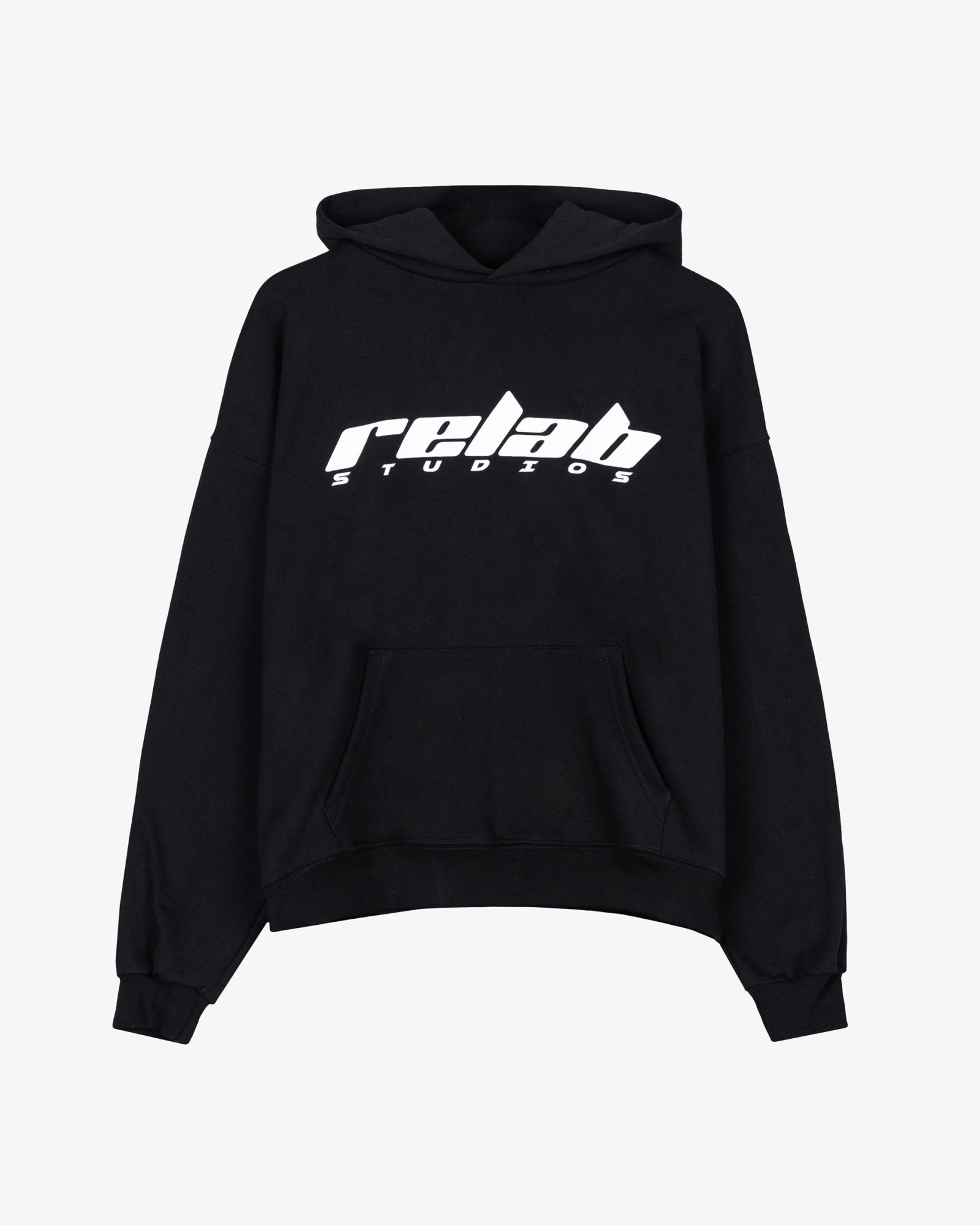 RELAB STUDIOS HOODIE BLACK RELAB STUDIOS HOODIE BLACK
