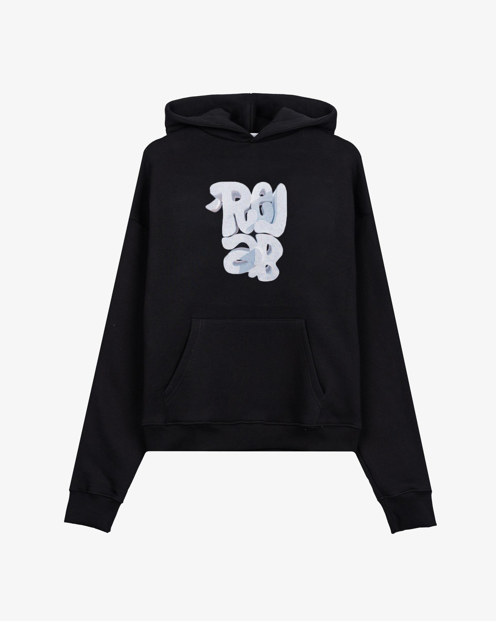 WHITE 3D HOODIE