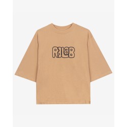 WOBBLY BEIGE T-SHIRT 