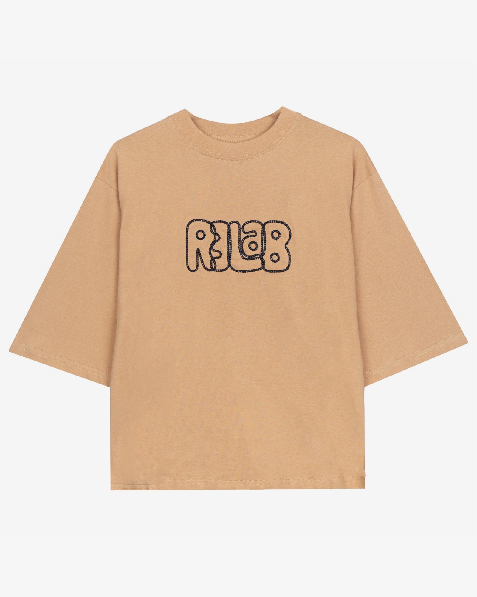 WOBBLY BEIGE T-SHIRT