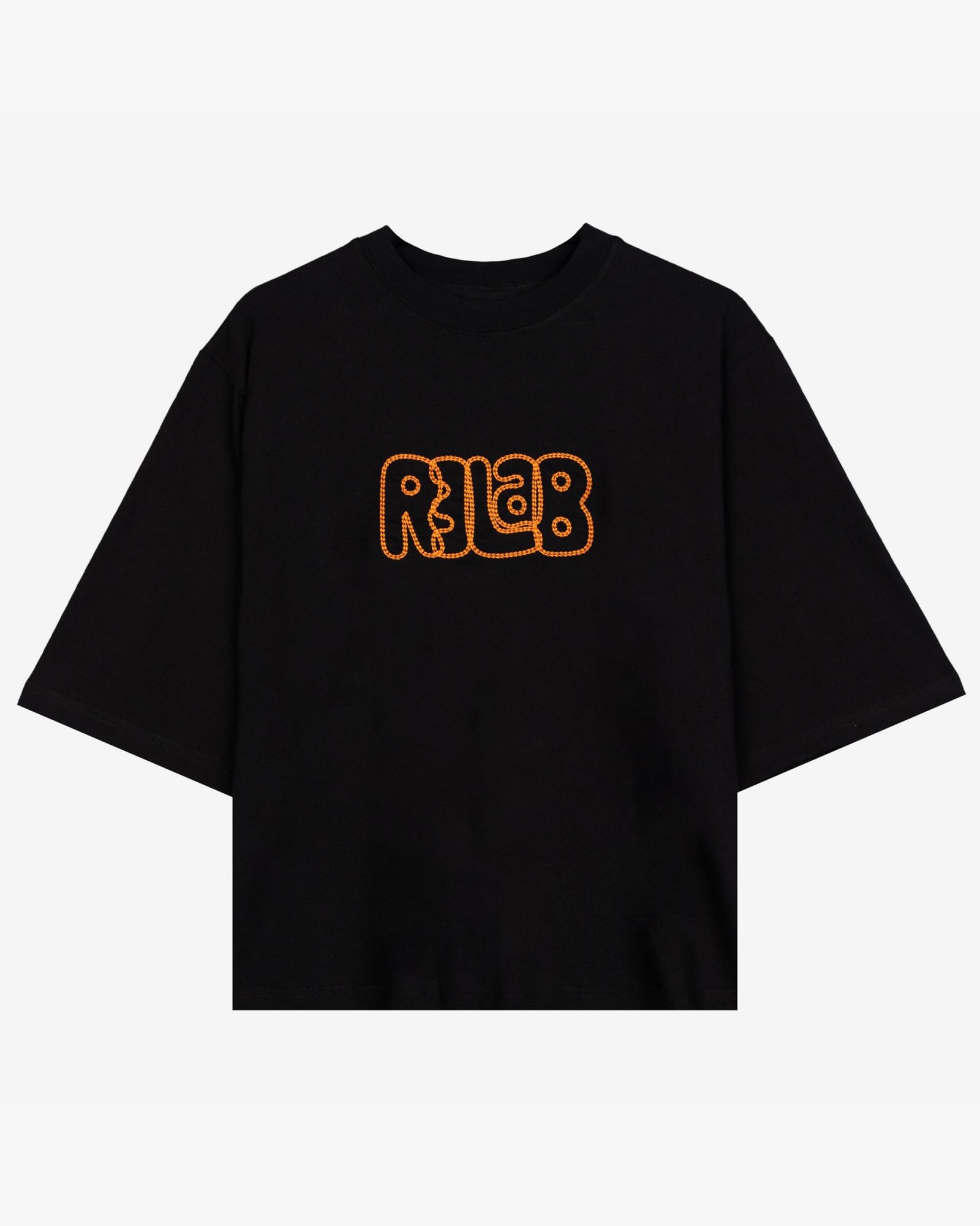 WOBBLY BLACK T-SHIRT