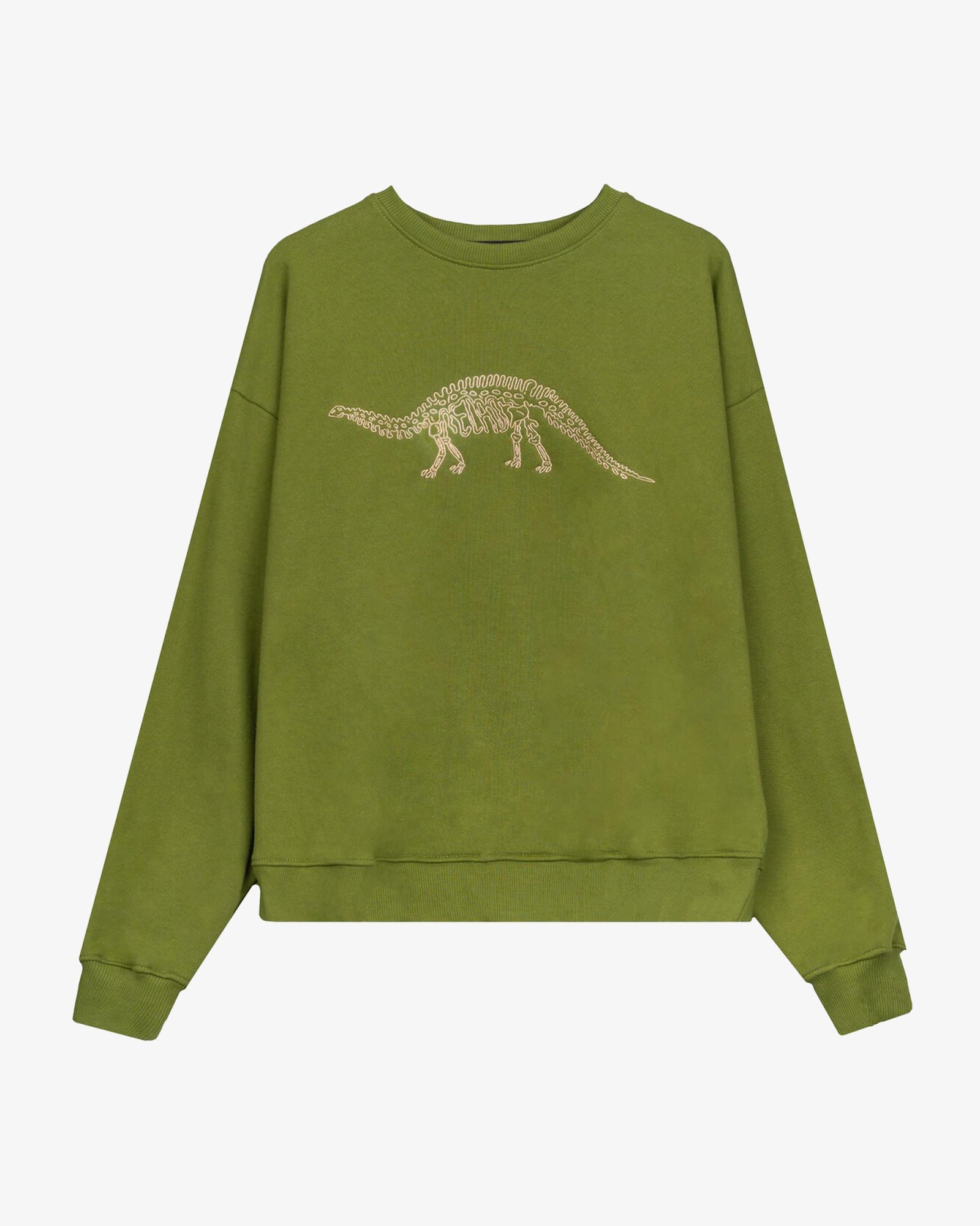 DINO OLIVE CREWNECK DINO OLIVE CREWNECK