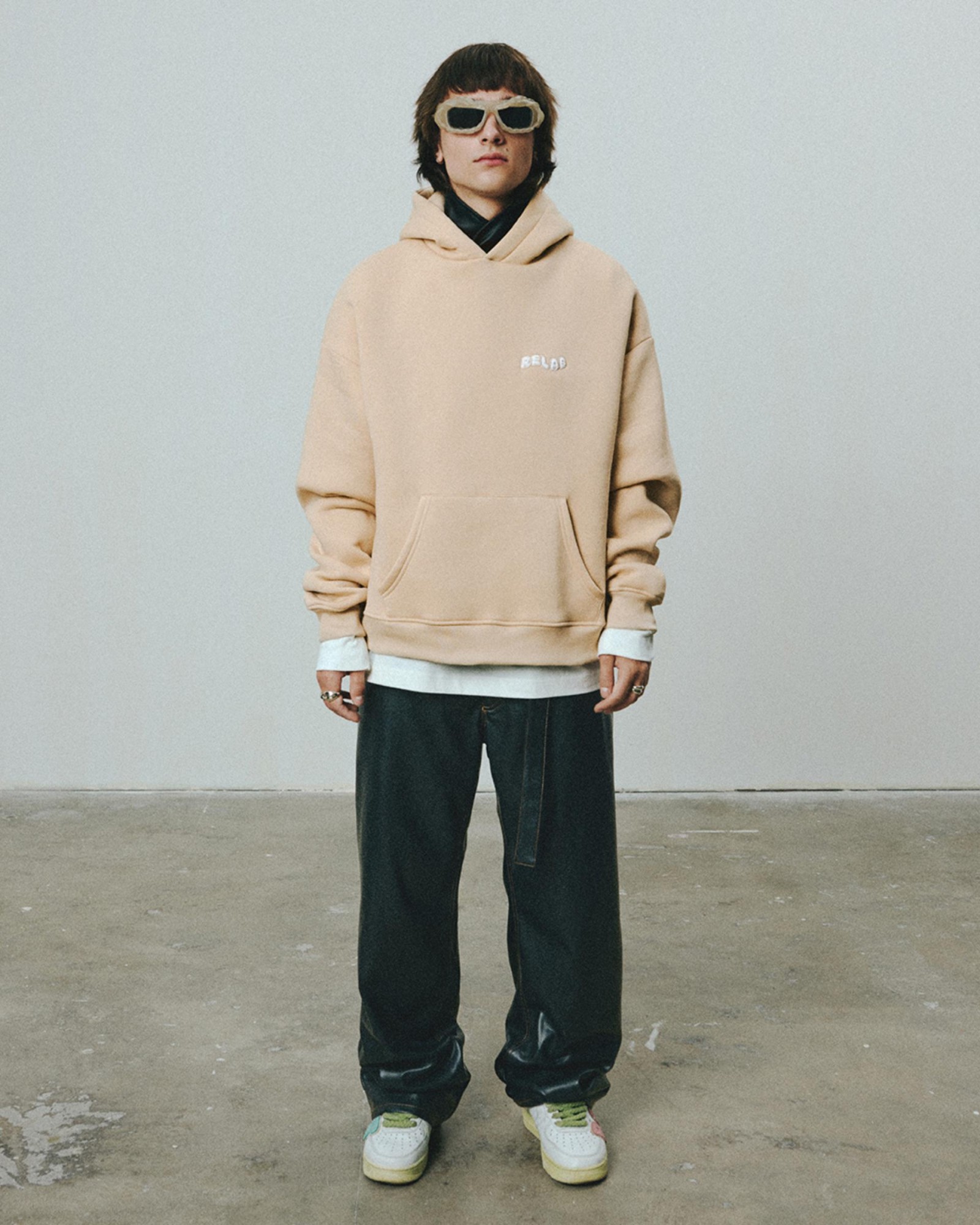 COZY SMALL BEIGE HOODIE