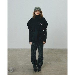 COZY SMALL BLACK PINK HOODIE