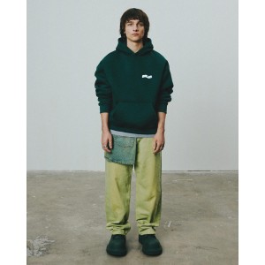 COZY SMALL BOTTLE GREEN HOODIE