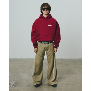 COZY SMALL BURGUNDY HOODIE