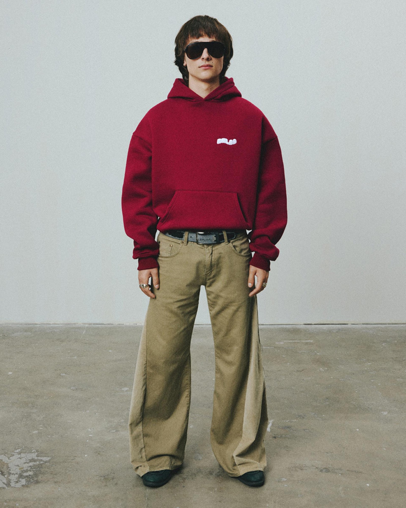 COZY SMALL BURGUNDY HOODIE