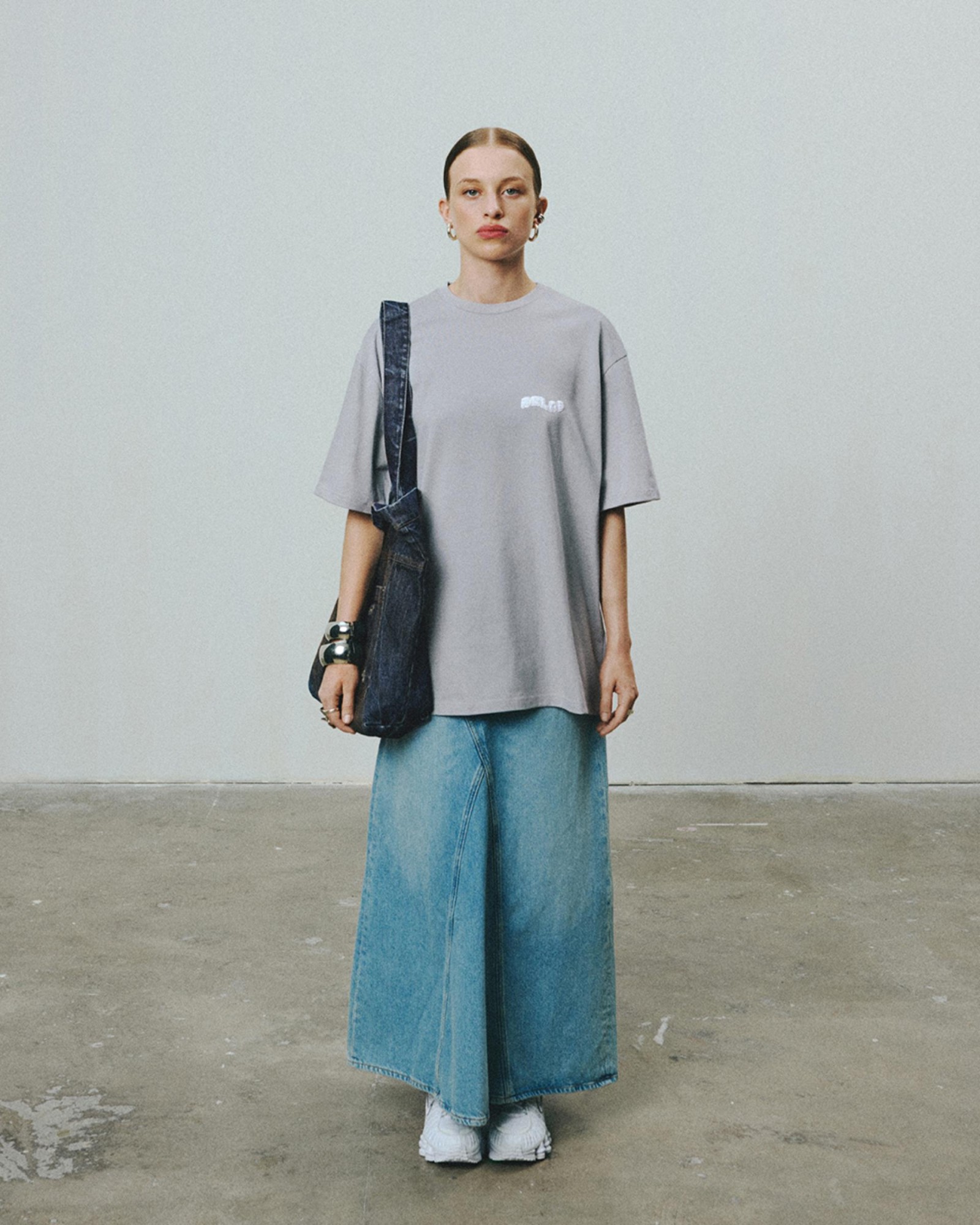 COZY SMALL SOLID GREY T-SHIRT