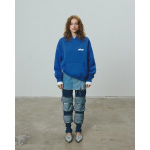 COZY SMALL NAVY BLUE HOODIE