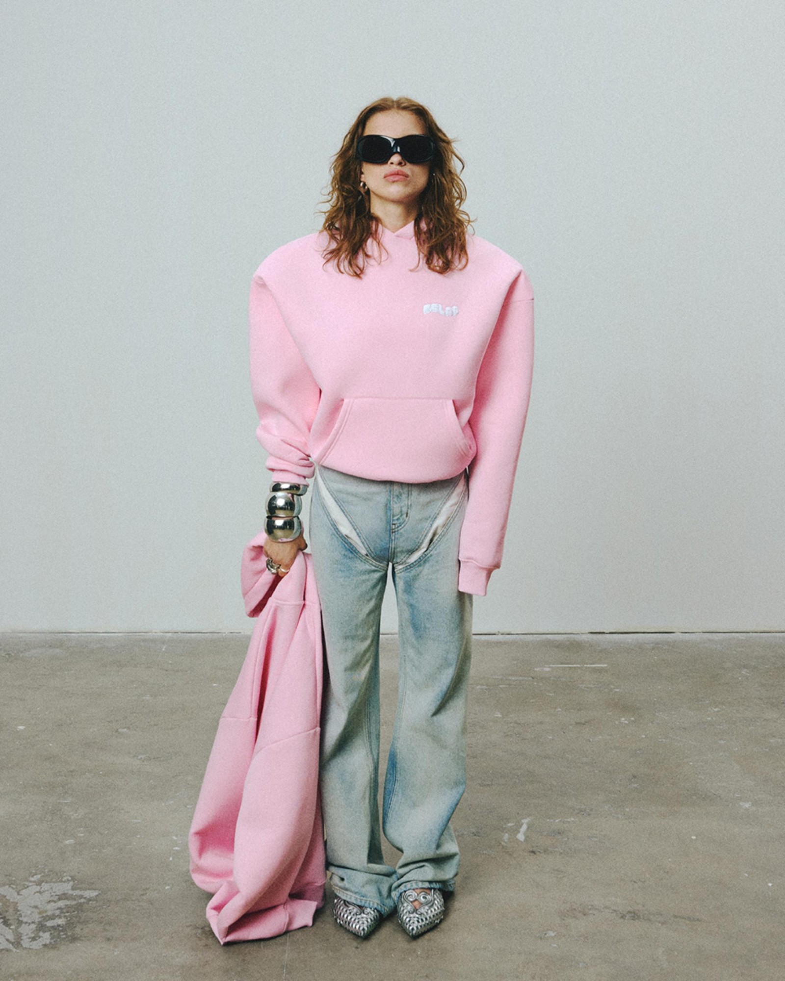 COZY SMALL PINK HOODIE