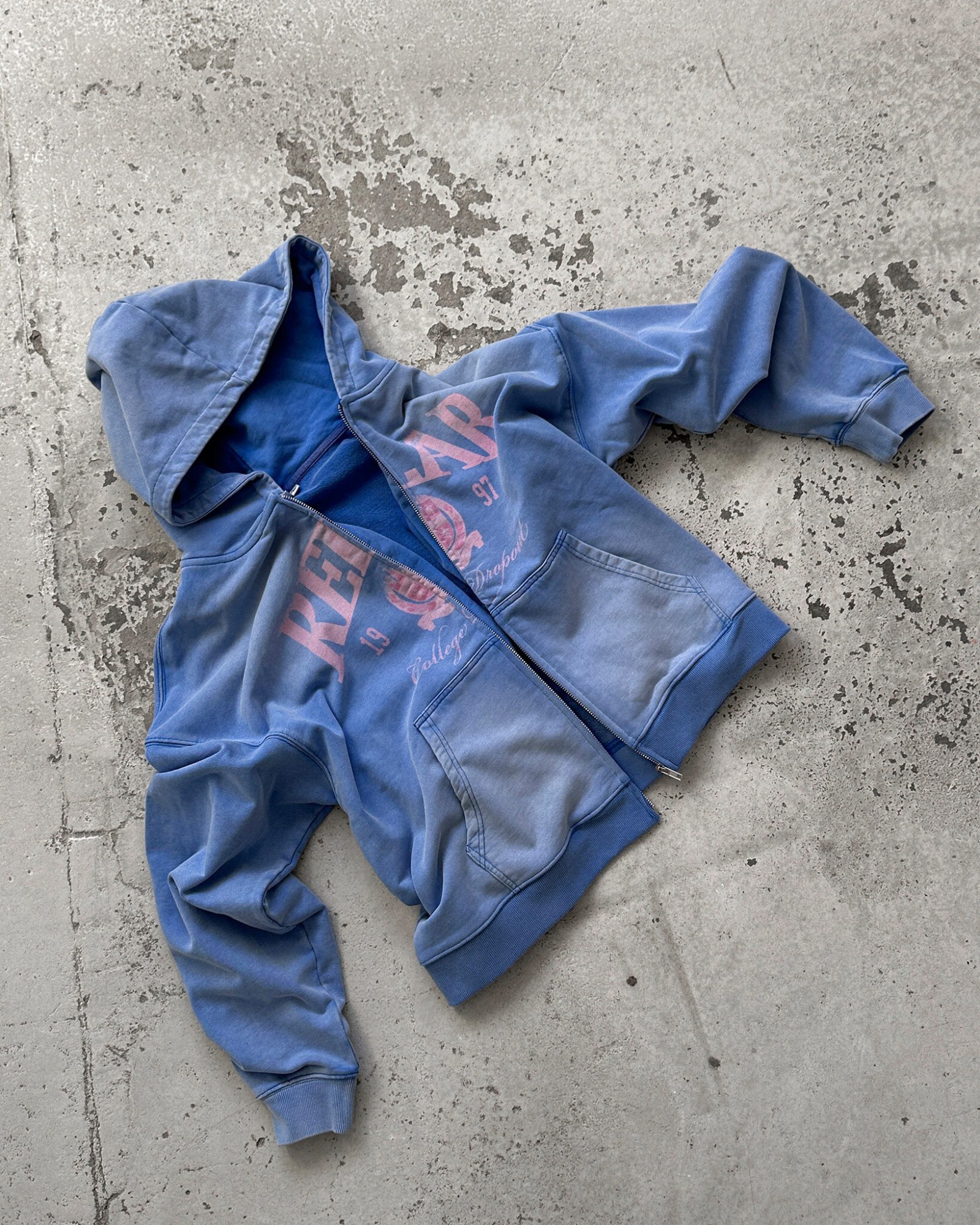 FADED BLUE HOODIE